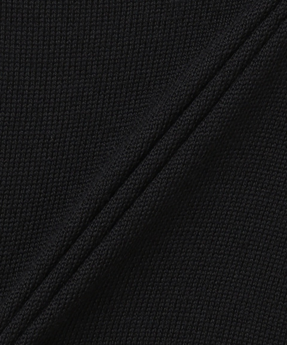 Red Heart Logo Collared Cardigan - Black