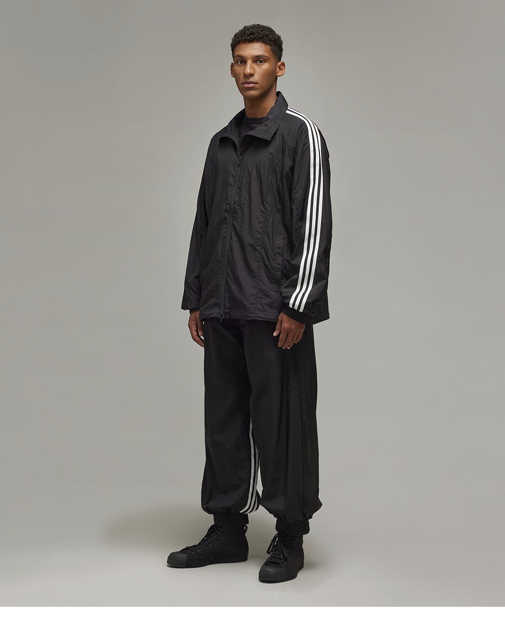 3-Stripes Nylon Shell Pants - Black