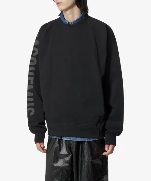Le Sweatshirt Typo Crewneck Sweatshirt - Black