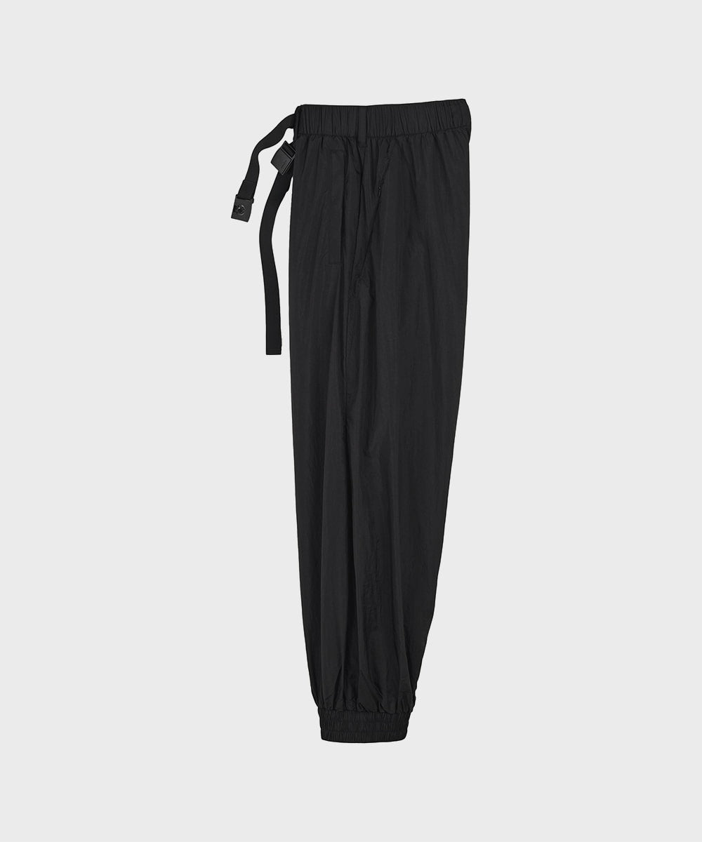 3-Stripes Nylon Shell Pants - Black