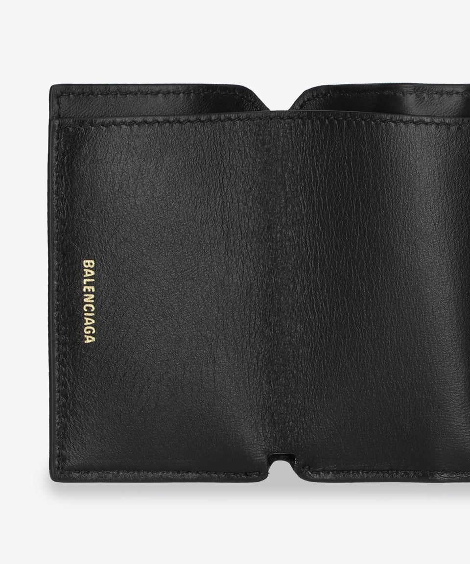 Balenciaga Cash 2.0 Mini Wallet in Black