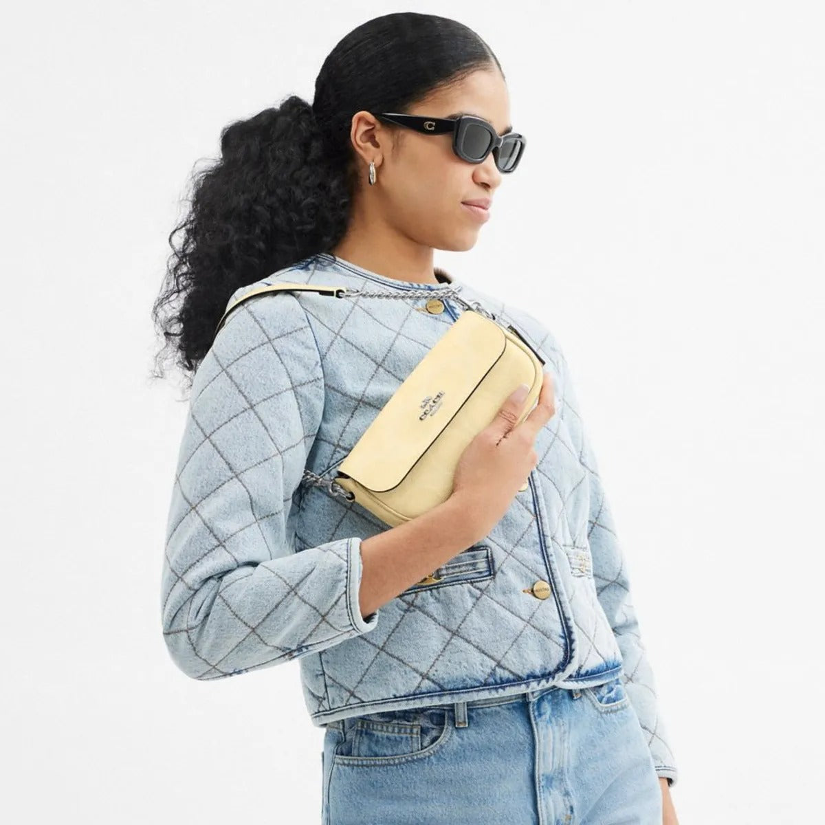 Hailey Flap Bag In Signature Canvas