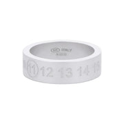Number Reference 6.5mm Ring - Silver