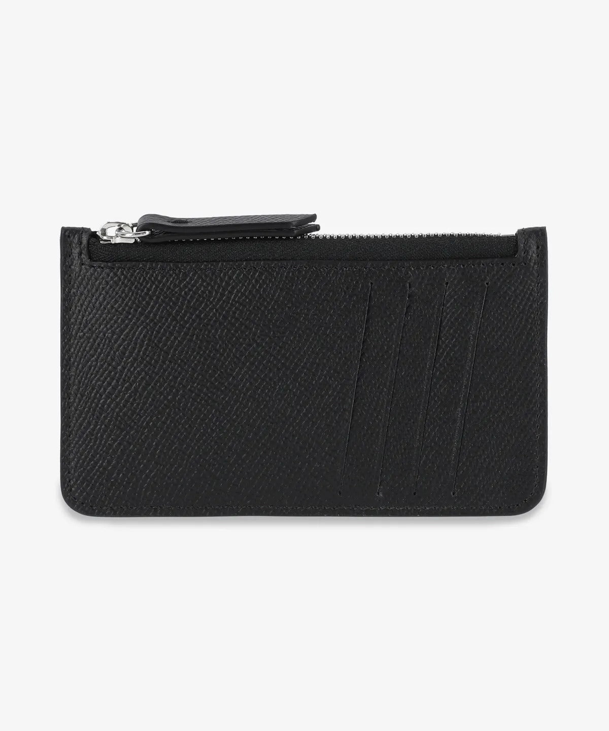 4 Stitch Zip EW Card Holder - Black