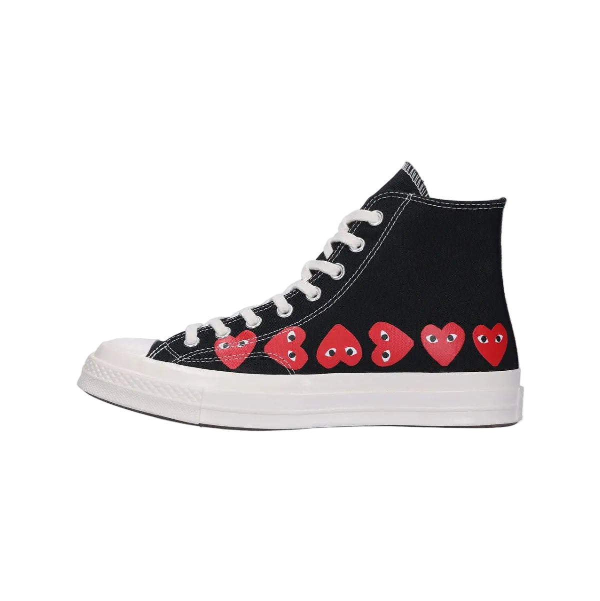 COMME des GARÇONS PLAY x Converse Chuck 70 Multi Heart High