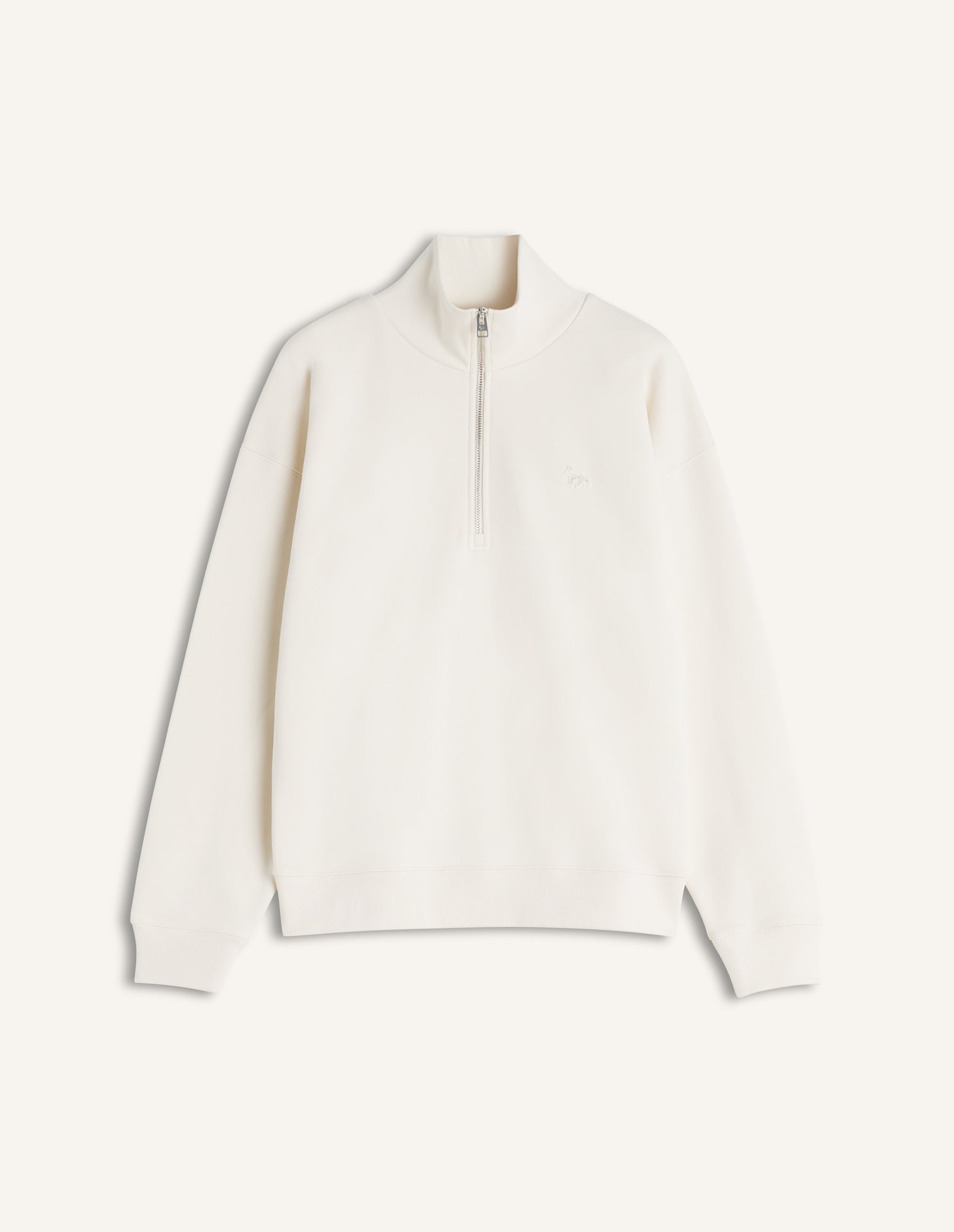 BABY FOX HALF ZIP SWEATSHIRT