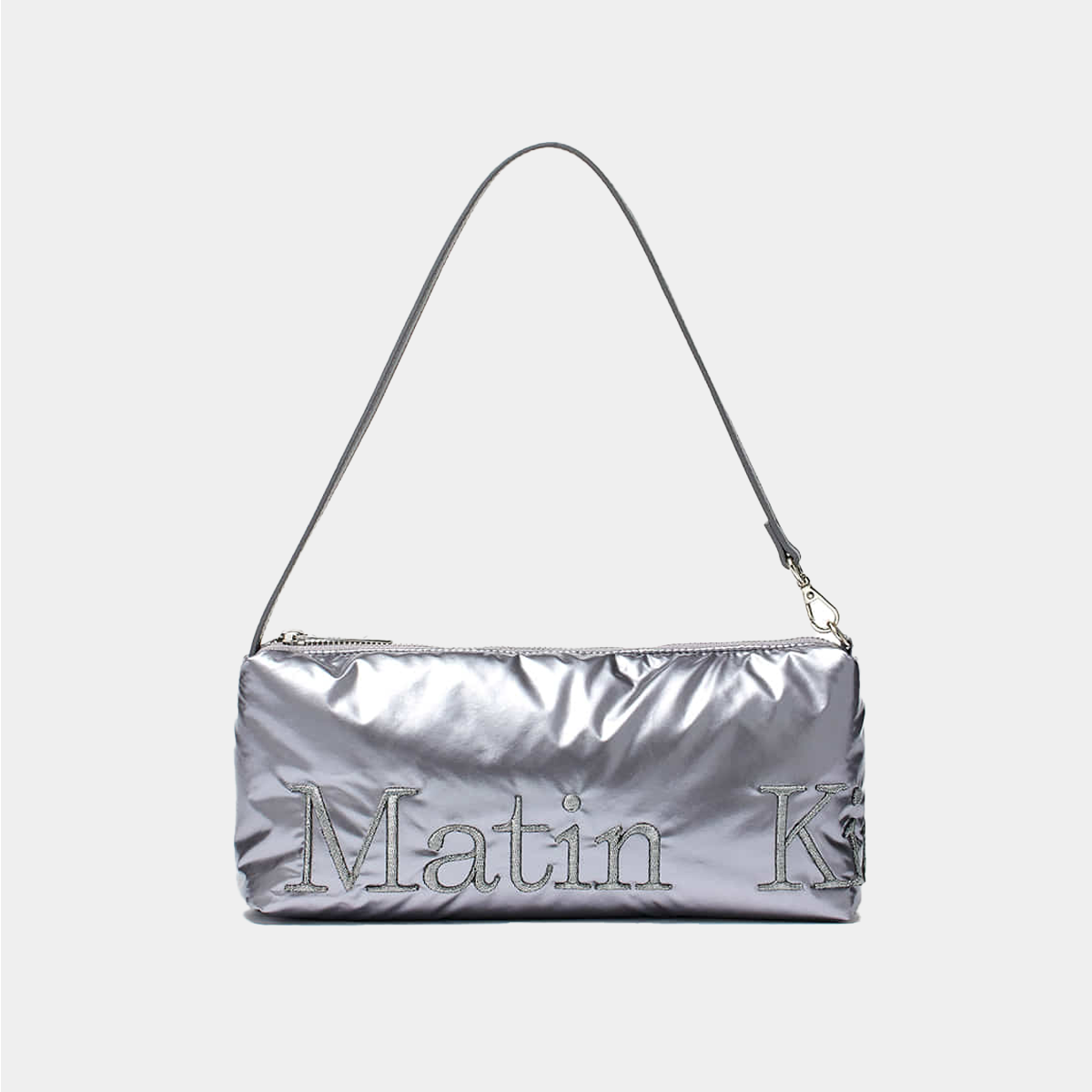 GLOSSY LOGO STITCH MINI SHOULDER BAG
