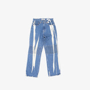 Denim Straight-Leg Jeans